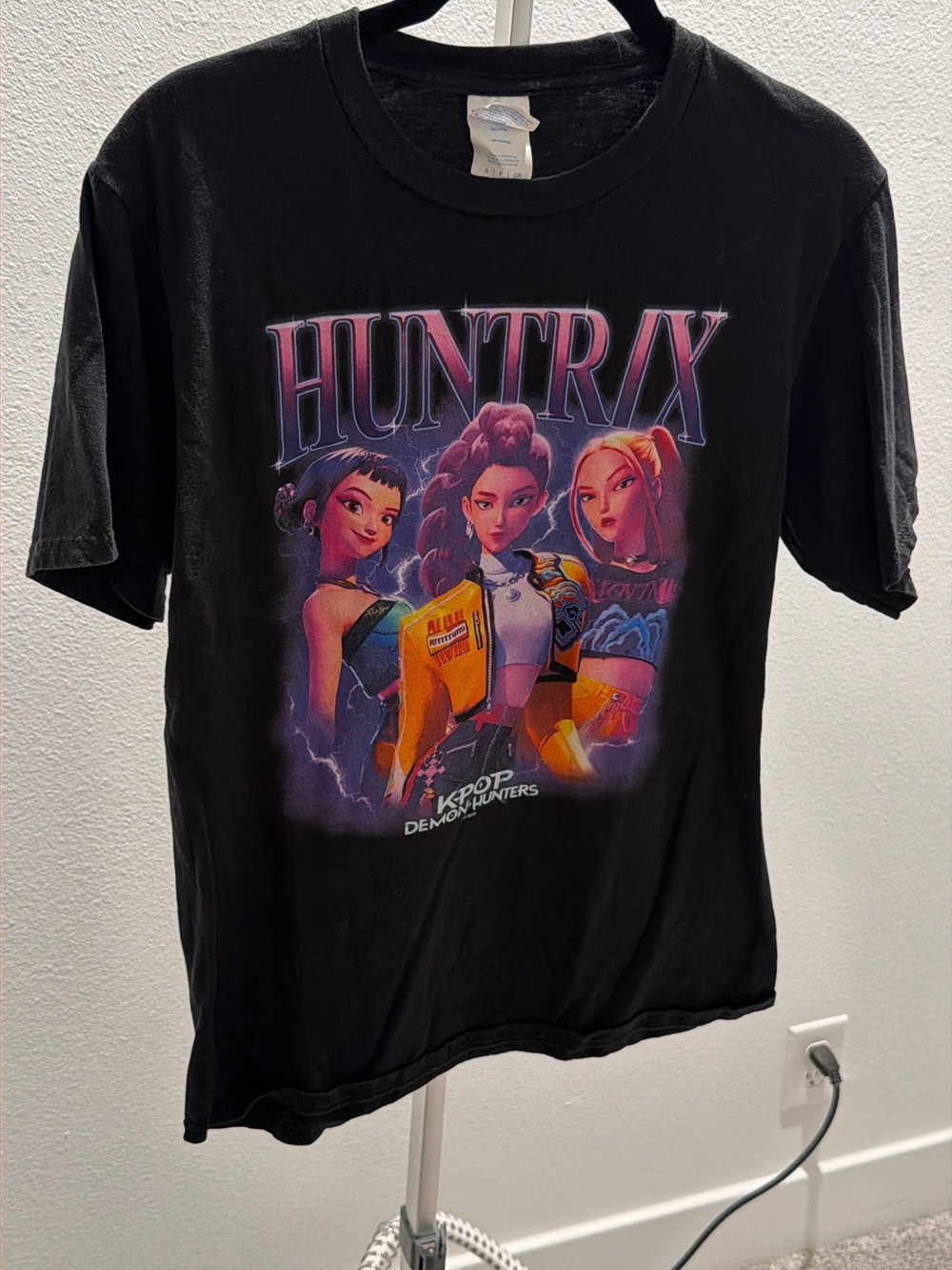Port and Company Black HUNTR/X K-Pop Demon Hunters Graphic Tee